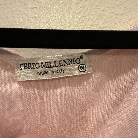 Terzo Millennio Light Pink Floral Blouse - Picture 3 of 6